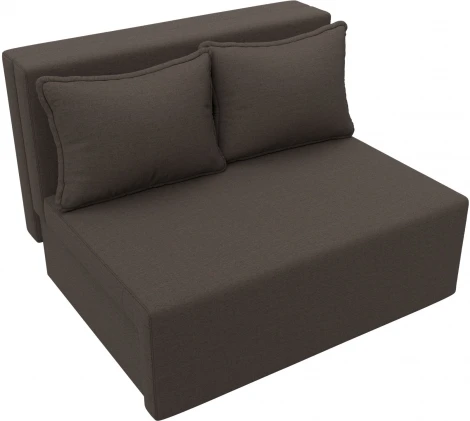 Диван прямой Лагуна (Коричневый/Рогожка) Лига Диванов арт.125931