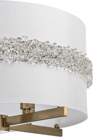 Потолочная люстра на штанге Indigo Effetto V000514 (220V, круглые)