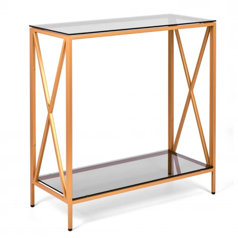 Консольный стол AllConsoles 1033-CG grey золотой