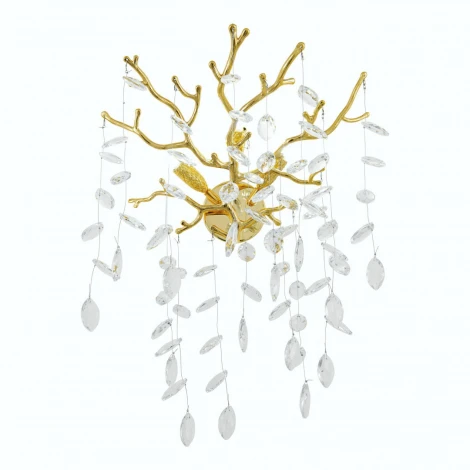 Бра хрустальное Arte Milano Milano-1 23122.395.3.E14.B GD (220V)