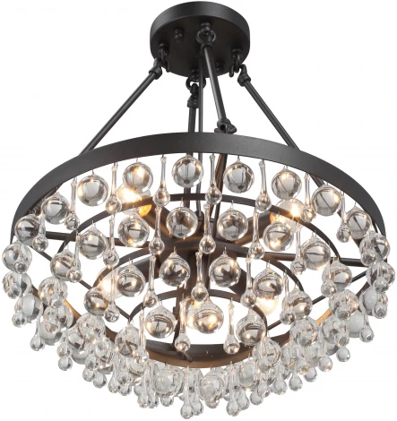 Подвесная люстра Vitaluce V5352-1/5S, 5хE14 макс. 40Вт (220V, хрусталь)