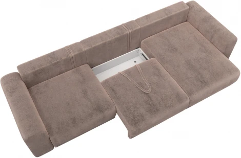 Диван угловой Лига-056 НПБ Лонг угол универсальный Лига Диванов (Велюр) арт.129164