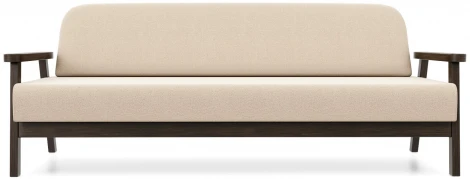 Диван Arsko прямой Флори Б венге велюр бежевый