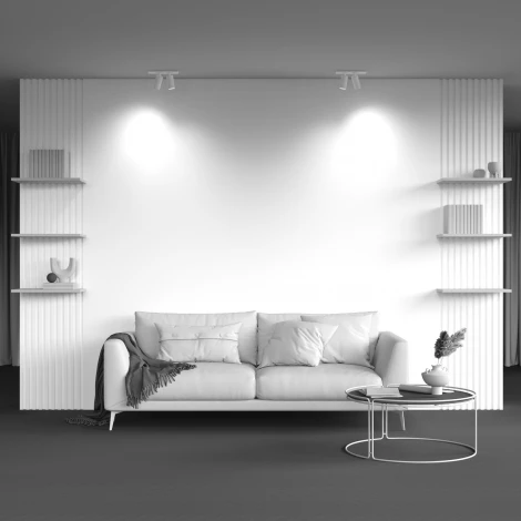 Потолочный светильник FOCUS S GU10 2x10Вт Maytoni Technical C051CL-U-2W (220V, круглые)