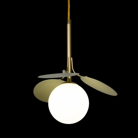 Подвесной светильник Loft It Matisse 10008/1P Grey (220V, на проводе, цветы, шар)