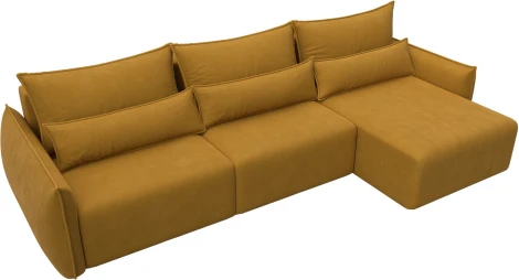 Диван угловой Лига-051 НПБ Лонг угол универсальный Лига Диванов (Велюр) арт.128725