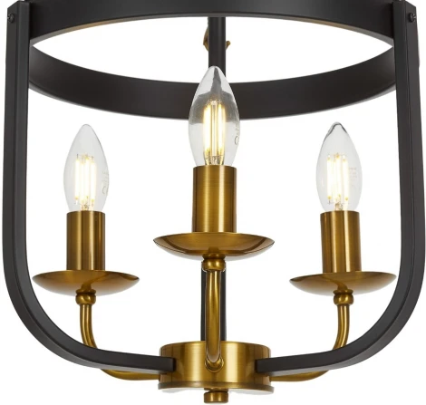 Подвесная люстра Lumina Deco Berling LDP 8024-3 BK+MD