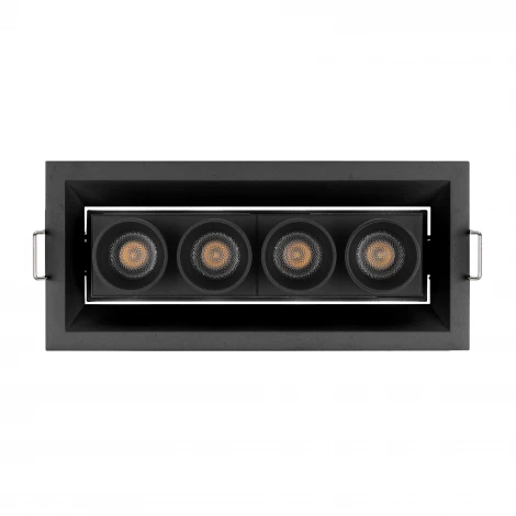 Светильник линейный встраиваемый LED MS-ORIENT-BUILT-TURN-TC-S67x150-10W Day4000 (BK-BK, 30 deg, 230V) (Arlight, IP20 Металл) 037209