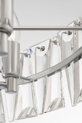 Подвесная люстра Maytoni Puntes MOD043PL-08CH (220V, на цепи, круглые)