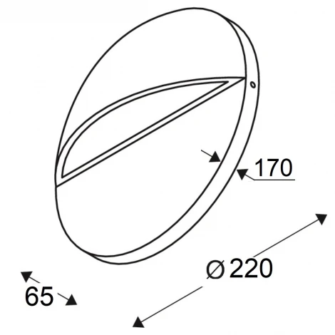 Настенный светильник уличный светодиодный Oasis Light SIDNEY LED W2096-4-3K Gr (220V, IP65)