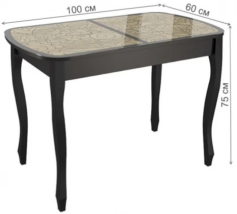 Стол Woodville Экстра 2 венге / арабика 276398
