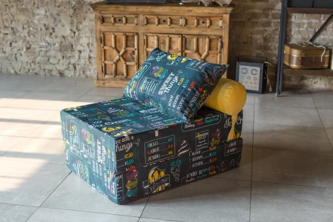 Бескаркасный диван Dreambag PuzzleBag Ice Cream L 4819700