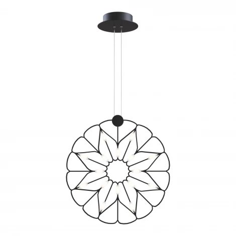 Подвесной светильник Maytoni Volare MOD037PL-L16B (LED, 220V, на тросе, цветы, круглые)