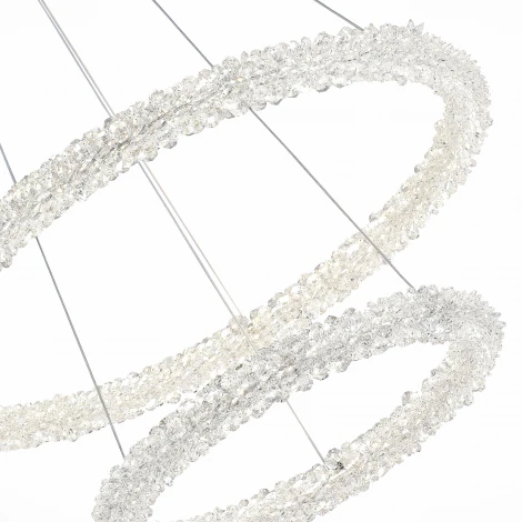 Подвесной светильник ярусный Avana SL6110.203.02 ST Luce (регулировка яркости, LED, 220V, пульт управления, на тросе, кольцо)