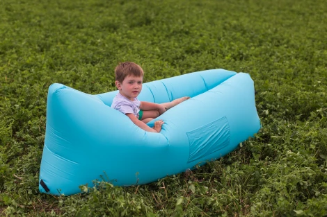 Надувной лежак Dreambag AirPuf Голубой 5901400