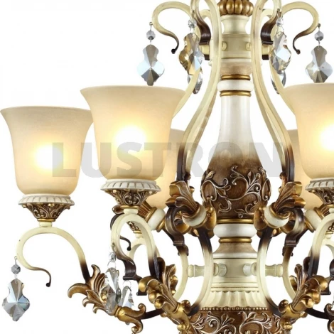 Подвесная люстра N-Light 708 708-06-02 ivory + amber