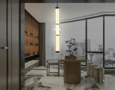 Подвесной светодиодный светильник Ambrella High Light LH11023 (220V, на проводе, круглые)