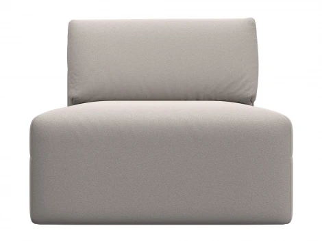 Модуль канапе Лига-060 НПБ (ЛДСП,Брус,Фанера,Замша/Бежевый) Лига Диванов 129563