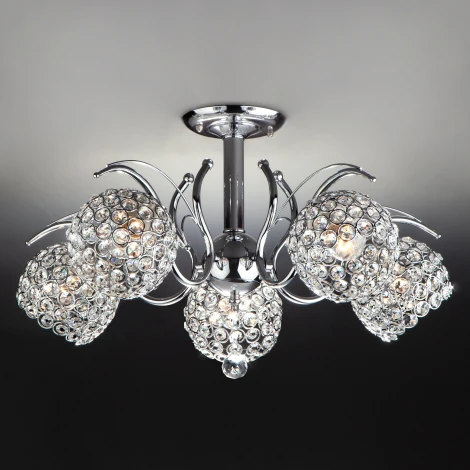Потолочная люстра Eurosvet Mirage 7777/5 хром