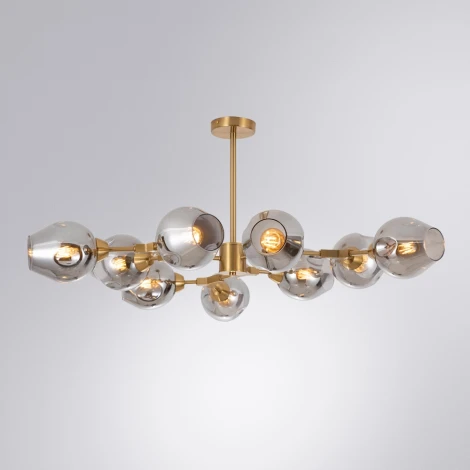 Потолочная люстра на штанге Arte Lamp Yuka A7759PL-9PB (220V, шарики)