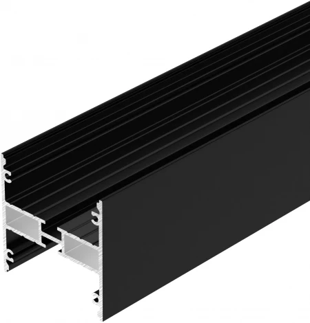 Профиль LINE-5050-DUAL-2000 ANOD BLACK (Arlight, Алюминий) 045652