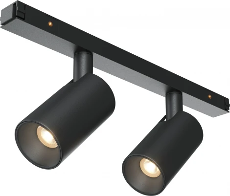 Трековый светильник магнитный 10W 48V Maytoni Focus Duo TR176-1-2X5WTW-M-B