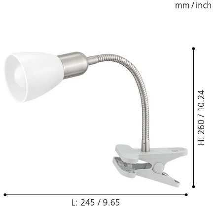 Офисная настольная лампа Eglo Dakar 3 92932