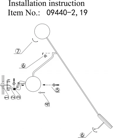 Настенный светильник со спотом Kink Light Некси 09440-2,19(3000K) (LED, 220V)