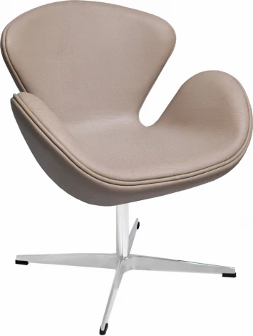 Кресло Bradex Home SWAN STYLE CHAIR латте, экокожа (RF 0688)