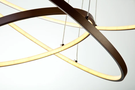 Подвесной светильник светодиодный с пультом с регулировкой цветовой температуры и яркости LED4U LED4U L5053-80-60-40 BR