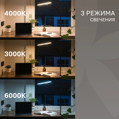 Настольная лампа светодиодная Nuvolt Jegser LTBL-004B