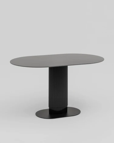 Стол обеденный Stool Group Mystery 130х80 см чёрный керамика арт.УТ000040810