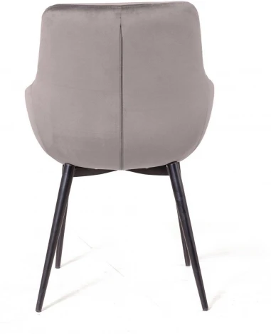 Стул Jordan, бархат светло-серый 26, опора конус Top Concept арт.22045