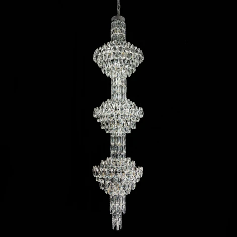 Подвесная люстра хрустальная Modelux MODELUX ML.8861.39P CR