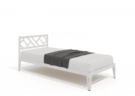Кровать КМД 47 АЙРИС 900, белый Форвард 102365