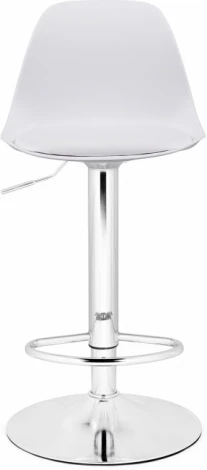 Барный стул Woodville Soft white / chrome