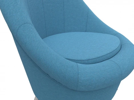 Банкетка (Голубой/Рогожка) Лига Диванов арт.125821