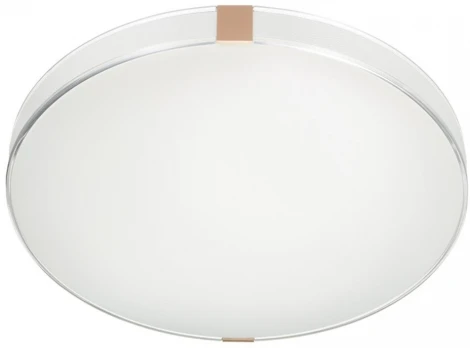 Настенно-потолочный светильник Sonex Otiga White 7676/DL COLOR SN пластик/золотистый LED 48Вт 4000K D393 IP43 (220V, круглые)