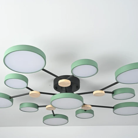 Потолочная люстра с пультом на штанге LED Lu Carte LC-11-1725