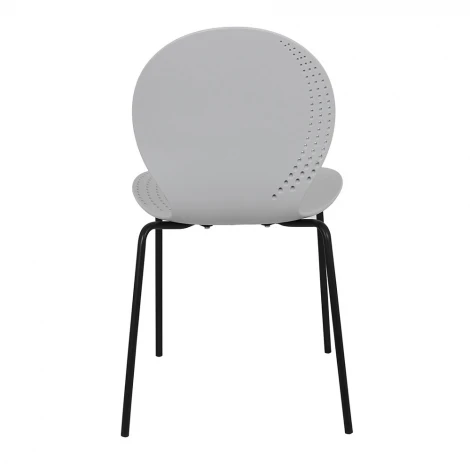 Стул Wave серый с черными ножками FR 1065