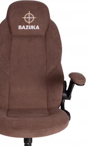 Компьютерное кресло игровое Tetchair BAZUKA (Флок/Коричневый)