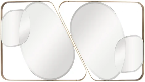 Настенное зеркало Garda Decor KFE1210 (Золото)