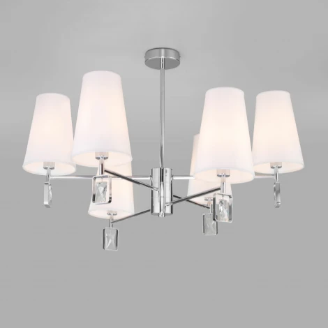 Потолочная люстра на штанге Milazzo 60137/6 Eurosvet хром (220V)