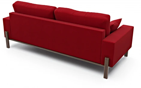 Диван Arsko прямой Хангель велюр красный