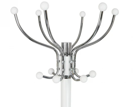 Вешалка напольная BONNY (белый мрамор, белый)