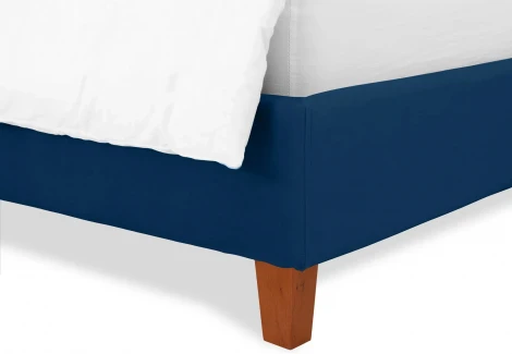 Кровать Queen II Agata L ОГОГО (арт.574788), (Ткань/Синий)