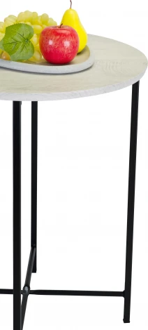 Стол журнальный BeautyStyle 16 дуб дымчатый/черный Mebelik арт.008492