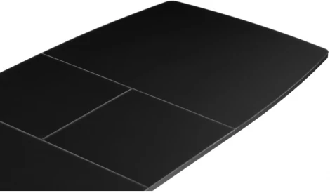 Стеклянный стол Woodville Палу 130(170)х80х76 черный 528469