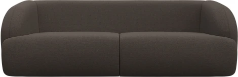 Диван прямой Лига-041 (Коричневый/Рогожка) Лига Диванов арт.124231