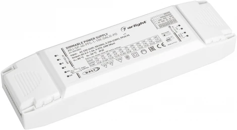 Блок питания ARJ-SP-40-PFC-1-10V-DALI2-PD (40W, 700-1200mA) (Arlight, IP20 Пластик, 5 лет) 025125(1)